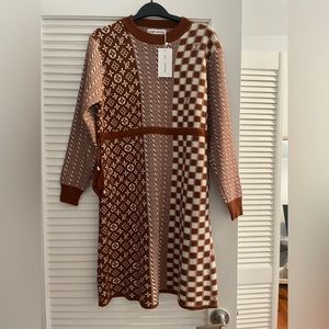 NWT gorgeous Louis Vuitton sweater dress